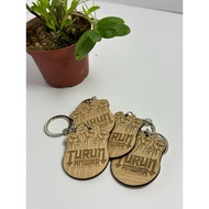(3pcs) KEYCHAIN  turun anwar 2025 survenior hadiah ingatan gantung bag kerajaan ingatan gift hari gu