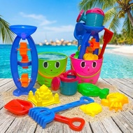 LT 9 Beach Sand Bucket Set Piece for Children – Fun Summer Toys