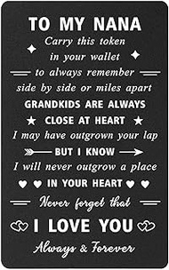 ENGZHI Nana Gifts from Grandkids Grandchildren, I Love My Nana Gifts for Women Birthday Mother's Day