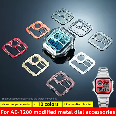 AE1200 DIY Modification Metal Dial For Casio AE-1200WH Copper Dial Mod 3299 Movement ae1200 Steel Ca