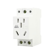 Modular Socket DZ47X510 Five Holes 10A Rail AC30(CD98-TS 3 Pin 10A Plug) 30WX