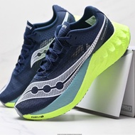 SAUCONY ENDORPHIN PRO4 Low-Top Cushioning Running Shoes Dark Blue Green