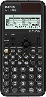 Casio FX-991DE CW ClassWiz Technical Scientific Calculator, German Menu Guide