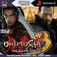 [PS2]Onimusha 3 Demon Siege + PS2 Emulator + Cheat Codes