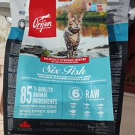 CAT FOOD ORIJEN 340G SIX FISH HOLYSTIC GRAINFREE ORIJEN SIX FISH 12OZ