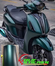 Skotlet Stiker Hijau Army Sekotlet Hijau Tua Mettalik Doff Scotlite Motor Scoopy 2023 Terbaru