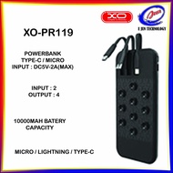 XO-PR119 POWERBANK 10000MAH USB OUTPUT : DC5V-2A(MAX)