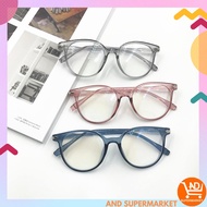 Women's Fashion Glasses Semi-Transparent Adult Glasses Latest Fashion KM04