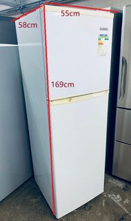 樂信 Rasonic 雙門雪櫃 🍁 RF-B256 169cm高 100%正常 九成新以上++全港包送貨及安裝 -- 二手雪櫃 // 二手電器* 電器 **冰箱 #清倉大減價 * 雪櫃 * 家庭電器 
