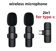 Wireless Lavalier Mini Microphone K9 with Noise-Cancelling for Outdoor Vlogs & Live Streams, Android