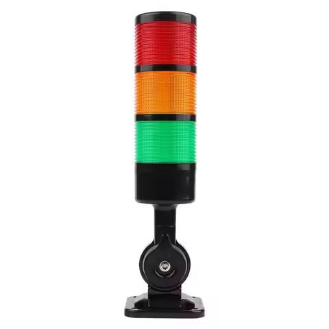 AT43-3 Layers Led Signal Tower Stack Lights CNC Machine Signal Warning Lights Signal Warning Lights 