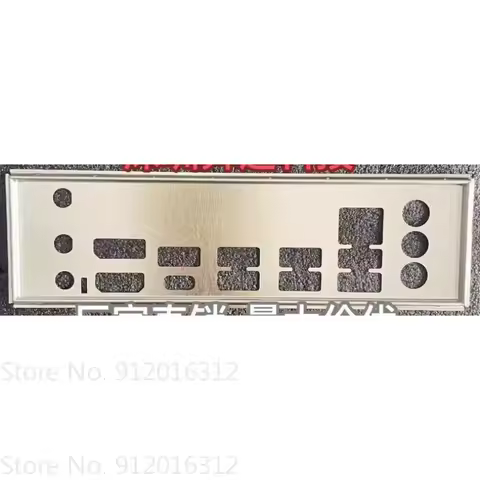 IO I/O Shield Blende Bracket for ASRock B650M PG LIGHTNING WIFI Motherboard Backplate