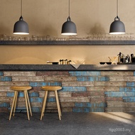 Wooden Floor Creative Nordic Floor Stickers Simulation Wooden Board Kitchen Stickers Retro Bedroom L