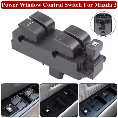 BN8F-66-350A Front Left LHD Power Window Regulator Control Switch For Mazda 3 GS 2004 2005 2006 Car 