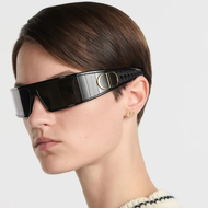 แว่นตากันแดด [TRENDX] DIOR VERYDIOR M1U MASK SUNGLASSES VERYM1UXR-10A0 black 91-11-202 mm