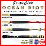 Piratez Strike Ocean Riot Electric Reel Fishing Rod Saltwater Deep Sea Bottom Joran Pancing Bangla M