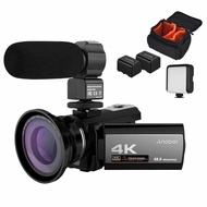 Andoer 4K 48MP WiFi Digital Video Camera (Black)