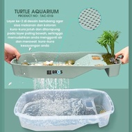 Terbaru Aquarium Kura Kura / Turtle Aquarium / Tank / Kandang Kura