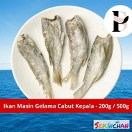 IKAN MASIN GELAMA CABUT KEPALA LOCAL SEKINCHAN salted fish