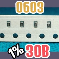 10pcs Chip resistor smd 30B 2001 202 2K00 1% size 1608 0603 2Kohm 2K ohm 2 Kohm