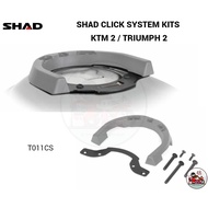 SHAD CLICK SYSTEM KITS KTM 2 / TRIUMPH 2  T011CS