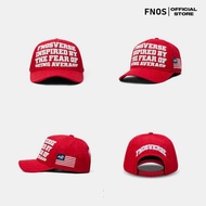 FNOS l HAT "US AVERAGE" TRUCKER HAT - RED - HW5