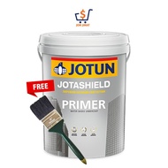 Jotun Jotashield Primer 5L - Interior &amp; Exterior Wall - FREE 2 Inches Nylon Paint Brush (Halal)