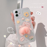 Three-dimensional Piggy Butt Strange Style Mobile Phone Protective Cases, Suitable for iphone Brands Huawei Brand Mobile Phones