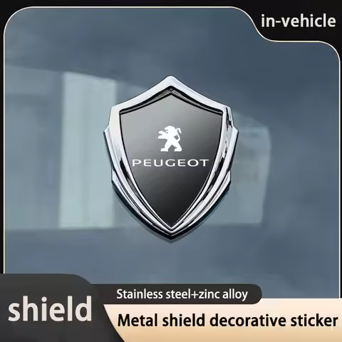 Motorcycle metal 3D sticker motorcycle trunk sticker for Peugeot 208 3008 308 2008 207 107 508 607 1