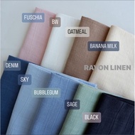 Kain LINEN RAYON / Kain PREMIUM RAYON LINEN |terlaris|terpercaya|