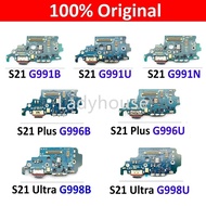 Original USB Board Charging Port Connector Board Flex Cable For Samsung S21 Plus Ultra G991U G991B G