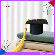 EYES Graduation Party Favor Graduation Gift 10 Pcs Graduation Cap Cake Toppers with Tassel Lightweight Party Decor for Bachelor Doctor Graduation Season Mini Hat for Bouquets