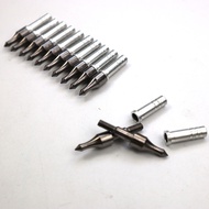 12pc Target Point 100 Grain Arrow Tip Arrow Broadhead Arrow Head With Aluminum Insert Fit ID6.2 Arro