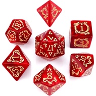7 Pieces DND Dragon Dice Set Polyhedral RPG for Dungeons and Dragons D&D Pathfinder Call of Cthulhu 