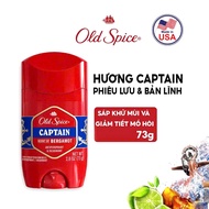 Old Spice Captain Deodorant 73g deodorizes for 48 hours and provides a masculine fragrance