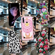 For Lenovo A8 2020 L10041 6.53" Slicone Rose Paint Mobile Phone Case