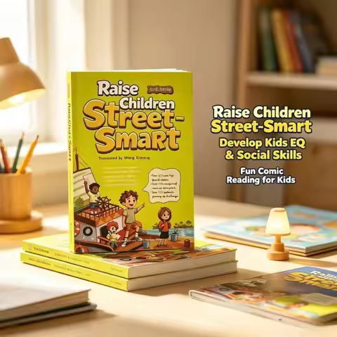 Raise Children Street‑Smart Kids EQ Growth Book Children Life Wisdom Education Comic Book Parent‑Chi