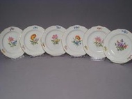 麥森 Meissen Floral Plate 麥森花卉盤 - 六人用