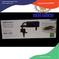 Top filter aquarium ARMADA AM 333 Complete filter box 1 Complete Set, Just Use The Price