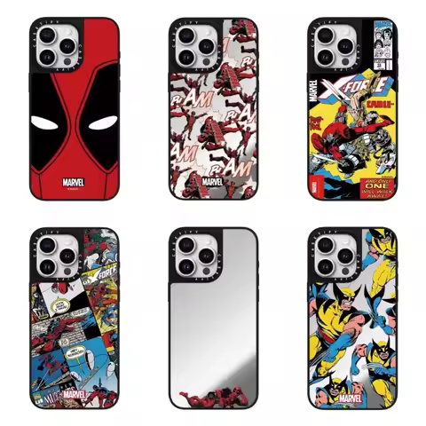 CAS Co-branded Marvel Trendy Mobile Phone Case with Various Character Paintings 17ProMax All-inclusi