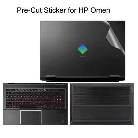 Pre-Cut No Residue Vinyl Sticker Decal Skin for HP Omen 2022 2023 15.6 wf xf en ek ce ck 16.1 17.3 T