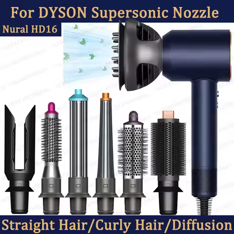 Hair Dryer Automatic Hair Straightener Curling Nozzle For Dyson Supersonic HD16 Nural Accessories Cy