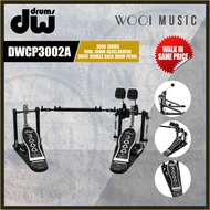 DW DWCP3002A 3000 Series Dual-Chain Accelerator Drive System Double Bass Drum Pedal