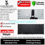 Replacement Notebook Keyboard for ACER Aspire 3 A311-31 ES1-132-C37M B117 N16Q6 C9N8 A311-31-c3v4 A3