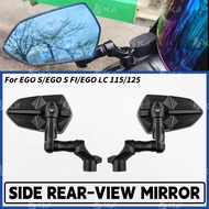 For Yamaha EGO S/EGO S FI/EGO LC 115/125 Side Mirror Adjustable Rear View Mirror Motorcycle Accessor