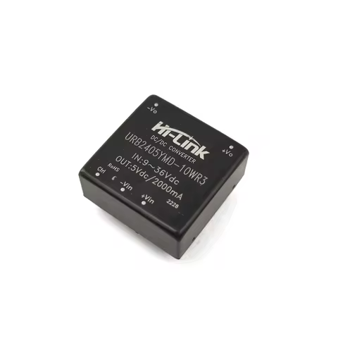 Hilink DC DC 9-36V Input 24V to 3.3V 5V 9V 12V 15V 24V 10W Output Isolated Power Module Mini Convert