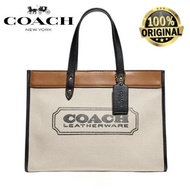 (100% ORIGINAL) Tas COACH Field Tote 30 With Badge Fullset Bag - tas tote bag coach tas coach tote bag tote bag coach tas coach tote coach tote bag original tas coach tote original