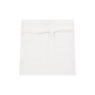 LINEN HALF APRON _ WHITE