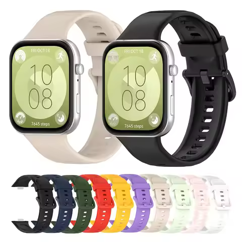Silicone Strap For Huawei Watch Fit 3/Fit 4/Fit4 Pro Smart Watch Band