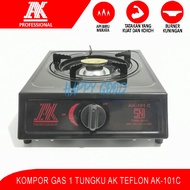 AK GAS STOVE 1 BURNER TEFLON BODY AK-101C